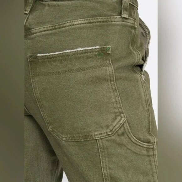 Seven7 7.7 Olive Green Carpenter Mid-Rise Jeans size 29 - Picture 10 of 10